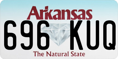 AR license plate 696KUQ