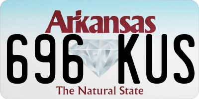 AR license plate 696KUS