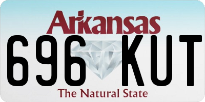 AR license plate 696KUT