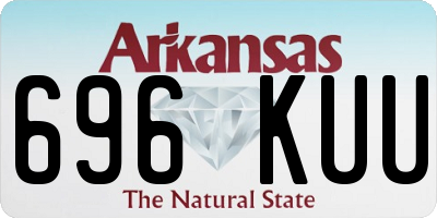 AR license plate 696KUU