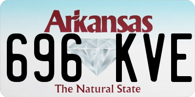 AR license plate 696KVE