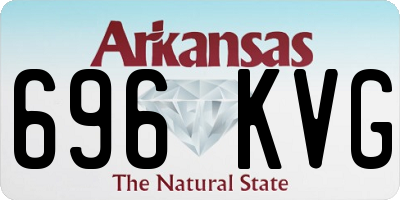 AR license plate 696KVG