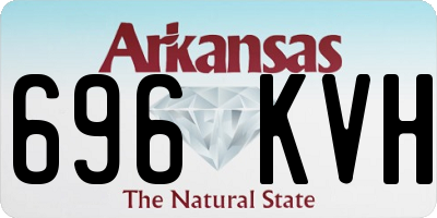 AR license plate 696KVH