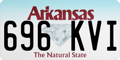 AR license plate 696KVI