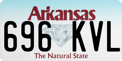 AR license plate 696KVL