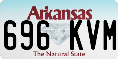 AR license plate 696KVM