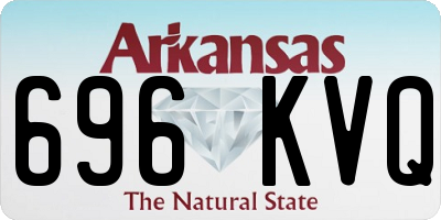 AR license plate 696KVQ