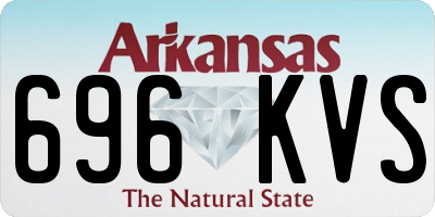 AR license plate 696KVS