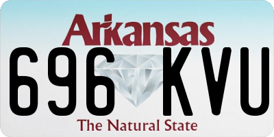 AR license plate 696KVU