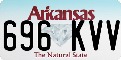 AR license plate 696KVV