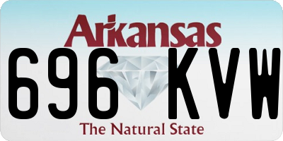 AR license plate 696KVW