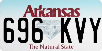 AR license plate 696KVY