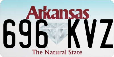AR license plate 696KVZ