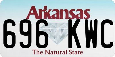 AR license plate 696KWC
