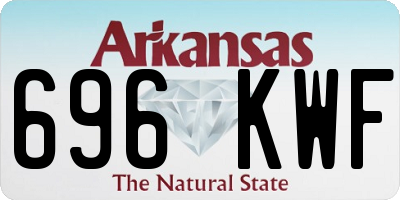 AR license plate 696KWF