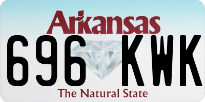 AR license plate 696KWK