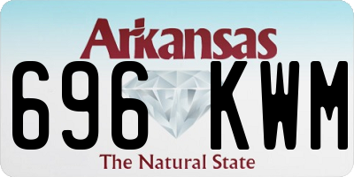 AR license plate 696KWM