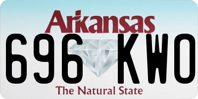 AR license plate 696KWO