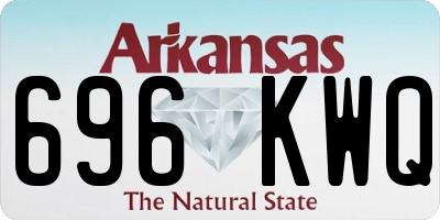 AR license plate 696KWQ