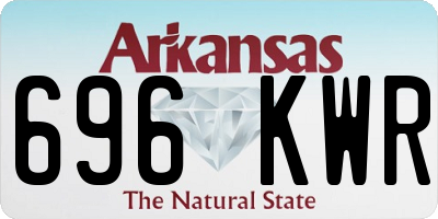 AR license plate 696KWR