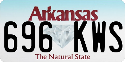 AR license plate 696KWS