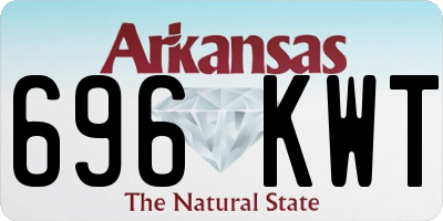 AR license plate 696KWT