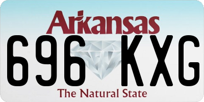 AR license plate 696KXG