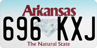 AR license plate 696KXJ