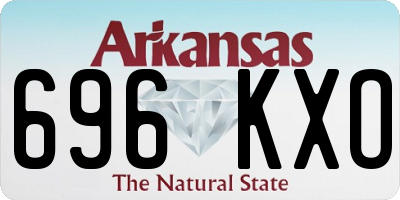 AR license plate 696KXO