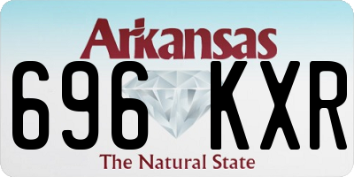 AR license plate 696KXR