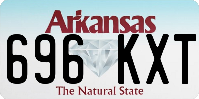 AR license plate 696KXT