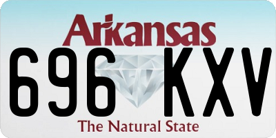 AR license plate 696KXV