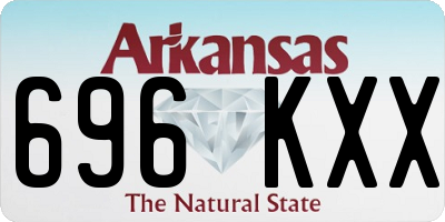 AR license plate 696KXX