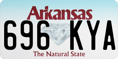 AR license plate 696KYA