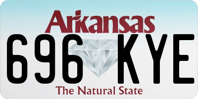 AR license plate 696KYE