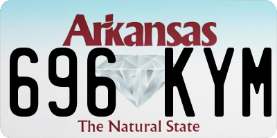AR license plate 696KYM