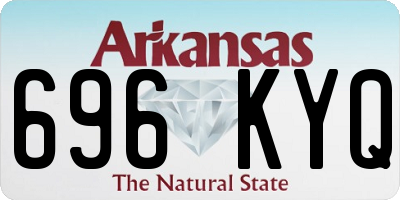 AR license plate 696KYQ