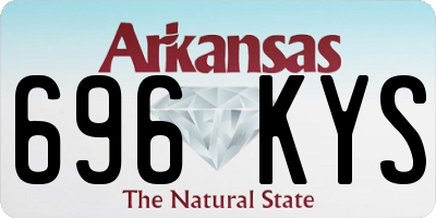AR license plate 696KYS
