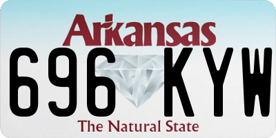 AR license plate 696KYW