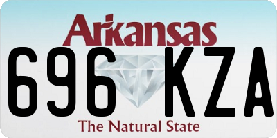 AR license plate 696KZA