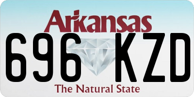 AR license plate 696KZD