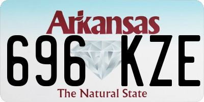 AR license plate 696KZE