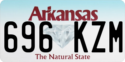 AR license plate 696KZM