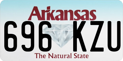 AR license plate 696KZU