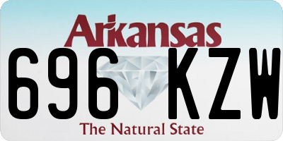 AR license plate 696KZW