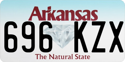 AR license plate 696KZX