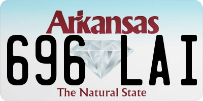AR license plate 696LAI
