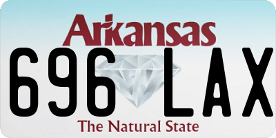 AR license plate 696LAX