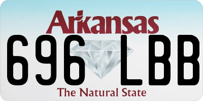 AR license plate 696LBB