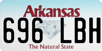 AR license plate 696LBH